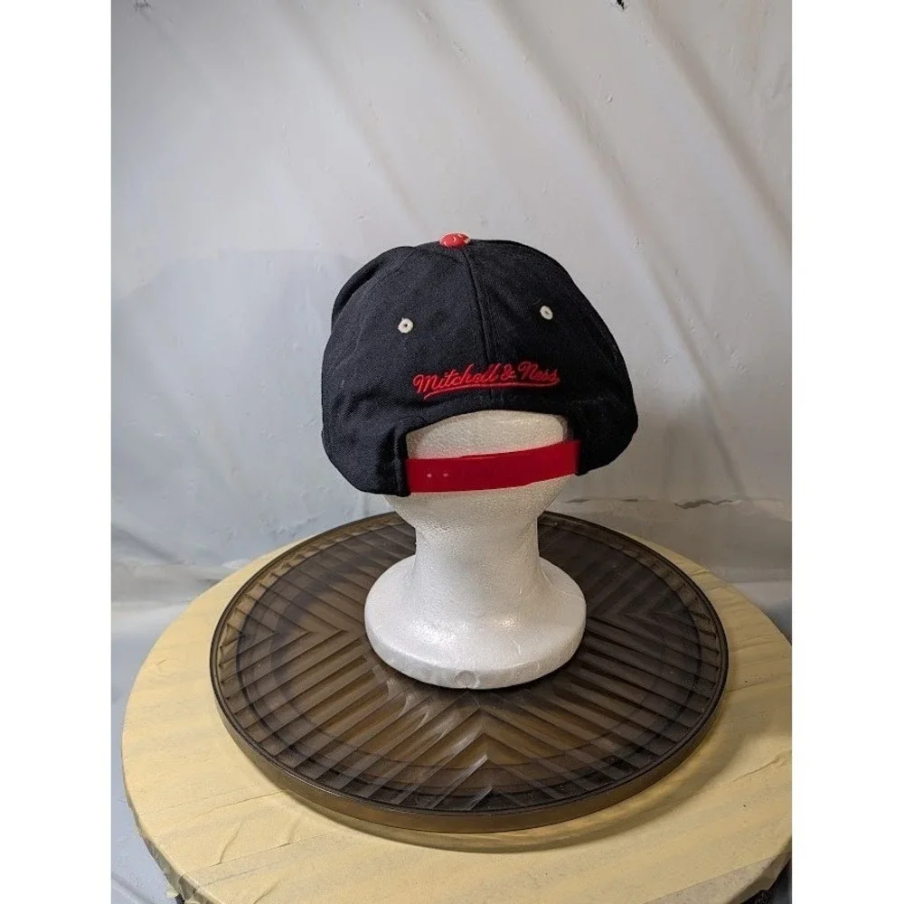 Chicago Bulls Snapback‎ Hat Black Red Elephant Print Brim NBA Basketball Cap
